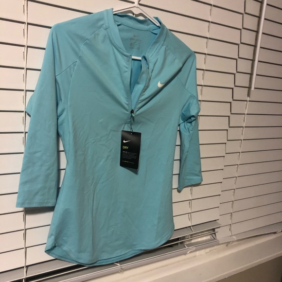 NWT Womens Nike Dri-Fit Activewear 3/4 Sleeve Top - Picture 4 of 8